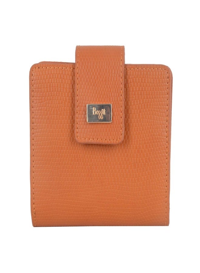 Baggit Women Orange Wallet Small Size | Ladies Stylish Purse Bag | Credit Card Money Holder - Image 1